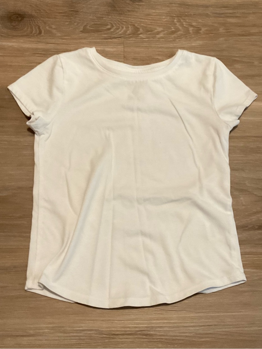 Wonder Nation | Girls White Crewneck Short Sleeve Top